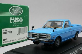 9377 Ebbro 1/43 Nissan Datsun Sunny Truck Blue With Tracking Number