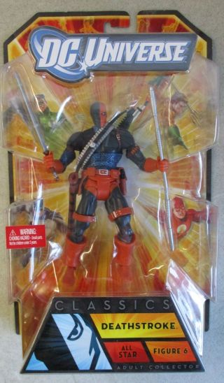 Moc 2010 Dc Universe Classics All Star Deathstroke Action Figure
