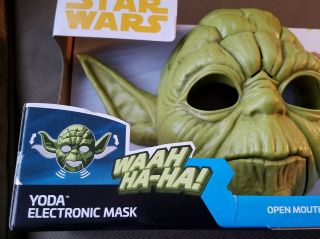 Star Wars YODA Electronic Mask The Empire Strikes Back Hasbro 2017 Jedi 3