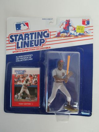 1988 Mlb Baseball Starting Lineup Tony Gwynn San Diego Padres Rookie Card Jersey
