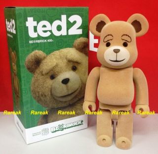 Medicom 2015 Be@rbrick Universal City Studios Ted 2 400 Teddy Flocked Bearbrick
