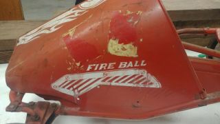 vintage Murray FIRE BALL pedal car 2