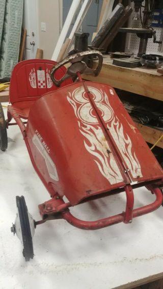 vintage Murray FIRE BALL pedal car 5