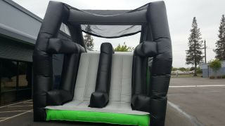 Inflatable Bounce house slide obstacle course 4