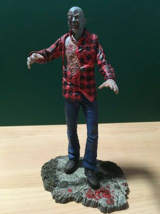 Dawn Of The Dead Neca Cult Classics Series 4 Action Figure Plaid Zombie Loose