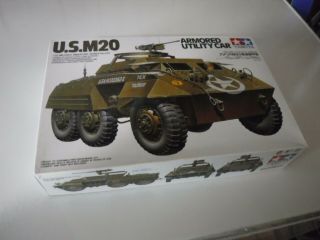 1999 U.  S.  M20 Armored Utility Car Kit By Tamiya Size 1/35