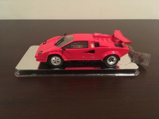 Franklin 1:24 Lamborghini Countach 5000s Red With Tag/display Case - No Box