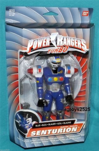 Power Rangers Turbo Blue Senturion Ranger 8 Inch Factory 1997