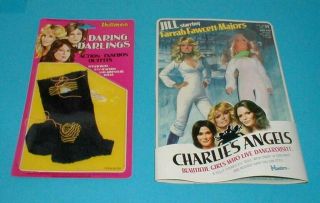 1977 " Farrah Fawcett " Charlies Angels Hasbro Doll - Outfit & Carrying Case