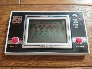 Nintendo Game And & Watch Turtle Bridge 1982 Japan