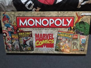 2012 Monopoly Marvel Comics Collectors Edition Board Game