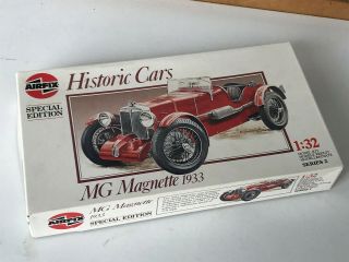 Airfix 1/32 Mg Magnette 1933,  Humbrol Boxing 1988 Issue.