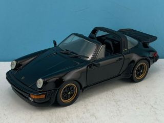 1:24 Franklin 1988 Porsche 911 Carrera Targa In Black B11sd66