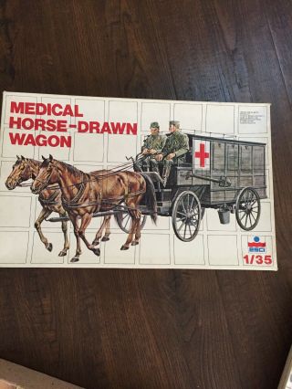 Esci 1/35 Horse Drawn Medical Wagon - Open