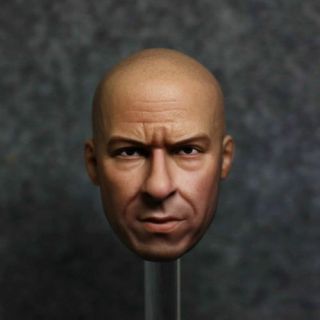 1/6 Custom Vin Diesel Head Sculpt For Hottoys Veryhot Figure Phicen Body A14