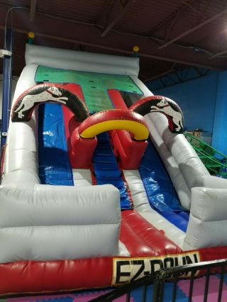 Commercial Inflatable Slide - 15ft High Dual Lane Dry Slide
