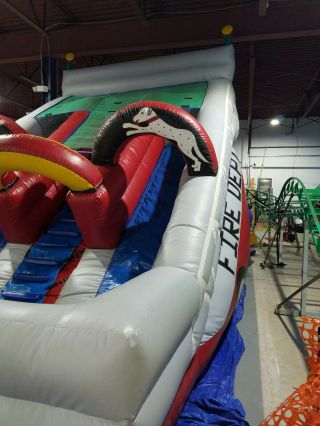 Commercial Inflatable Slide - 15ft high dual lane dry slide 3
