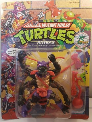 Playmates Tmnt Antrax Teenage Mutant Ninja Turtles Vintage Rare