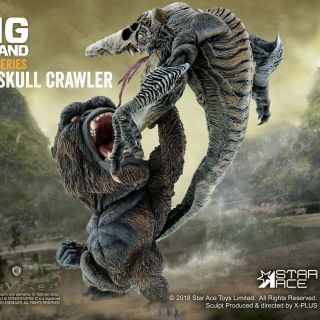 Star Ace Toys Kong Skull Island Df Kong Vs Skull Crawler Statue Collectible