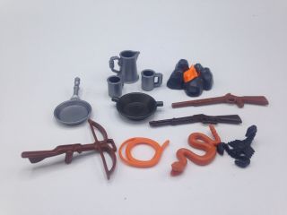 Playmobil Western Accessories Snake Fire Rope Pewter Cups Pot Scorpion More