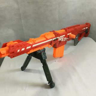 Nerf N - Strike Elite Centurion Blaster Toy Mega Dart Gun 100ft Range Stand Clip