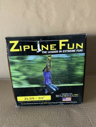Zl35 Zip Line Fun Play Ground Trolley Play Set Wire Trolley 125 Lbs