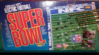 Vintage Nfl Tudor Electric Football Bowl Xxxi Game Broncos Vs Falcons