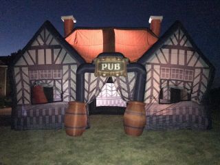 33x16x16ft Outdoor Inflatable Pub House Vip Party Bar Tent Advertising Event