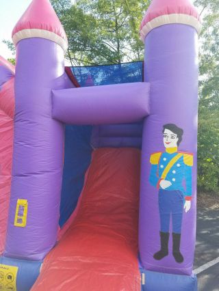 Commercial Bounce House and Slide - 4N1 Princess Combo 11