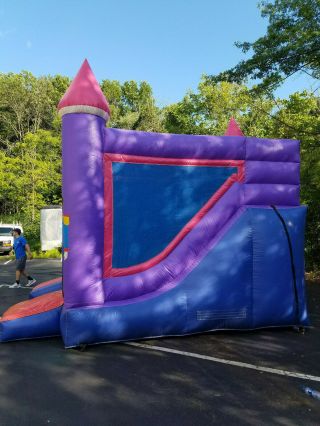 Commercial Bounce House and Slide - 4N1 Princess Combo 3