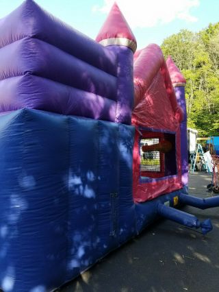Commercial Bounce House and Slide - 4N1 Princess Combo 4