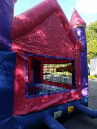 Commercial Bounce House and Slide - 4N1 Princess Combo 5