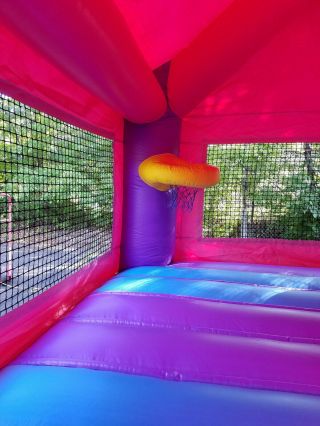 Commercial Bounce House and Slide - 4N1 Princess Combo 7