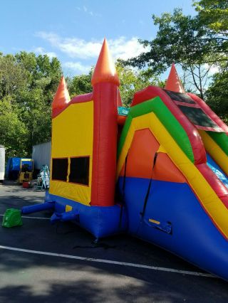 Commercial Bounce House and Slide - 5N1 wet or dry combo 2