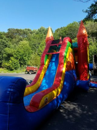 Commercial Bounce House and Slide - 5N1 wet or dry combo 3