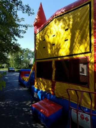 Commercial Bounce House and Slide - 5N1 wet or dry combo 5