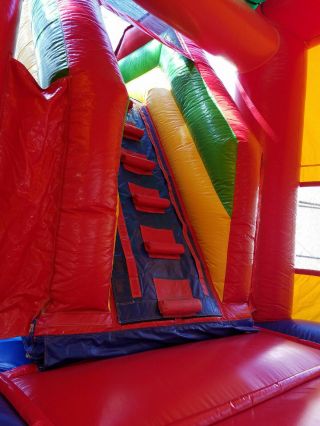 Commercial Bounce House and Slide - 5N1 wet or dry combo 9