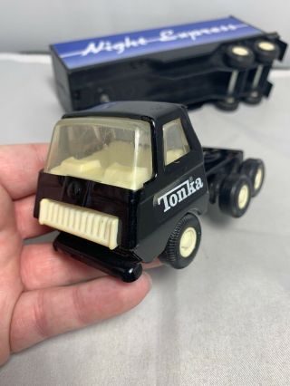 Vintage Tonka Semi Truck And Long Trailer Vintage from 1970’s Night Express 2