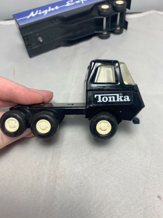 Vintage Tonka Semi Truck And Long Trailer Vintage from 1970’s Night Express 3