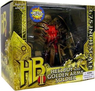 Hellboy 2 The Golden Army Hellboy & Golden Army Soldier Action Figure Set