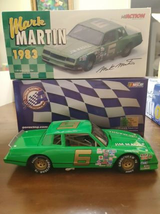 Rare 1983 Jim Magill Monte Carlo 1/24 Scale Die Cast Car Mark Martin 6 Lim Edit