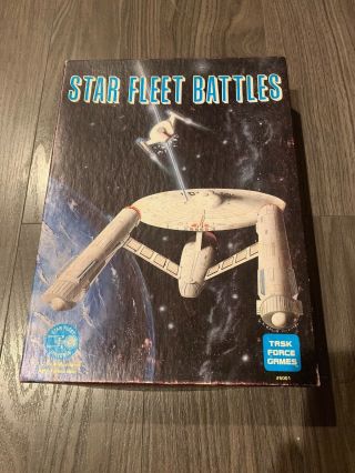 Vintage Star Fleet Battles Unpunched Task Force Games (tfg)