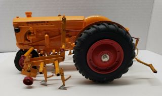 Spec Cast Minneapolis Moline " U " Tractor With Cultivator (parts Tractor)