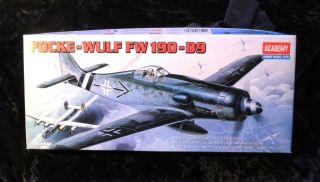 Focke Wulf Fw190d - 9 Academy Model Kit In 1/72 Scale