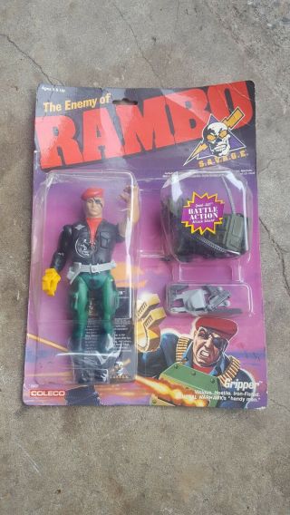 Rambo - S.  A.  V.  A.  G.  E.  - The Enemy Of Rambo - Gripper Figure - Mosc