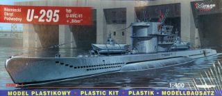 Mirage Hobby 1:400 German U - Boat Submarine U - 295 Type Viic Plastic Kit 40414u
