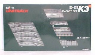 Kato 20 - 833 N Scale Unitrack Viaduct Set Ln/box