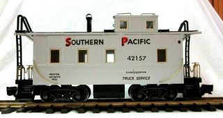 ARISTO CRAFT 42157 SOUTHERN PACIFIC CABOOSE W/ METAL WHEELS 2