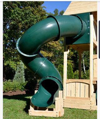 Turbo Tube Slide For Kids Outdoor,  Swingsets,  Playground Large