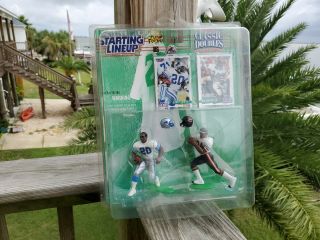 Vtg 1997 Classic Doubles Barry Sanders/walter Payton Starting Lineup Kenner Nib